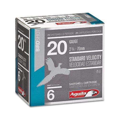 Ammunition Aguila Ammunition 7/8 oz 20Gauge AGUILA 1CHB2039 TARGET   20G 2.75 #9   7/8OZ 25/10 • Model: 7/8 oz